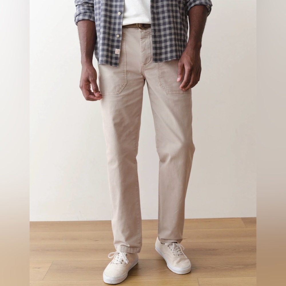 Marine Layer Men’s Utility Pant Light Gray 34x32